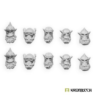 Orc Storm Riderz Heads (10)