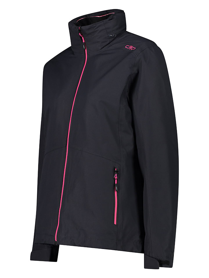 CMP 3in1-Funktionsjacke in Schwarz/ Rosa günstig kaufen