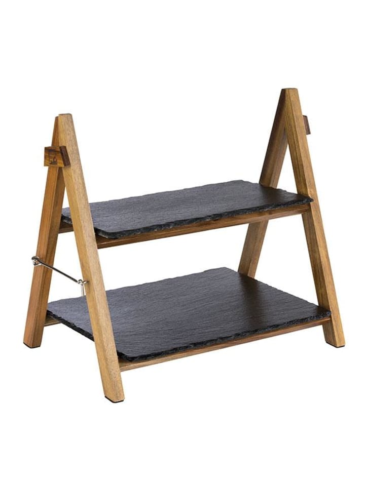 APS Etagère in Braun/Schwarz 36,5 x 26,5 cm, H: 34 cm günstig kaufen onesize
