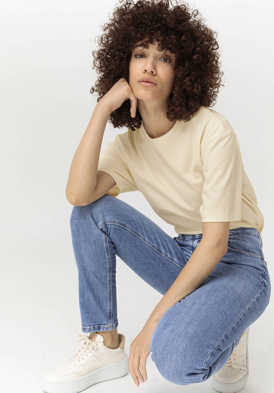 Jeans LINN High Rise Slim aus Bio-Denim