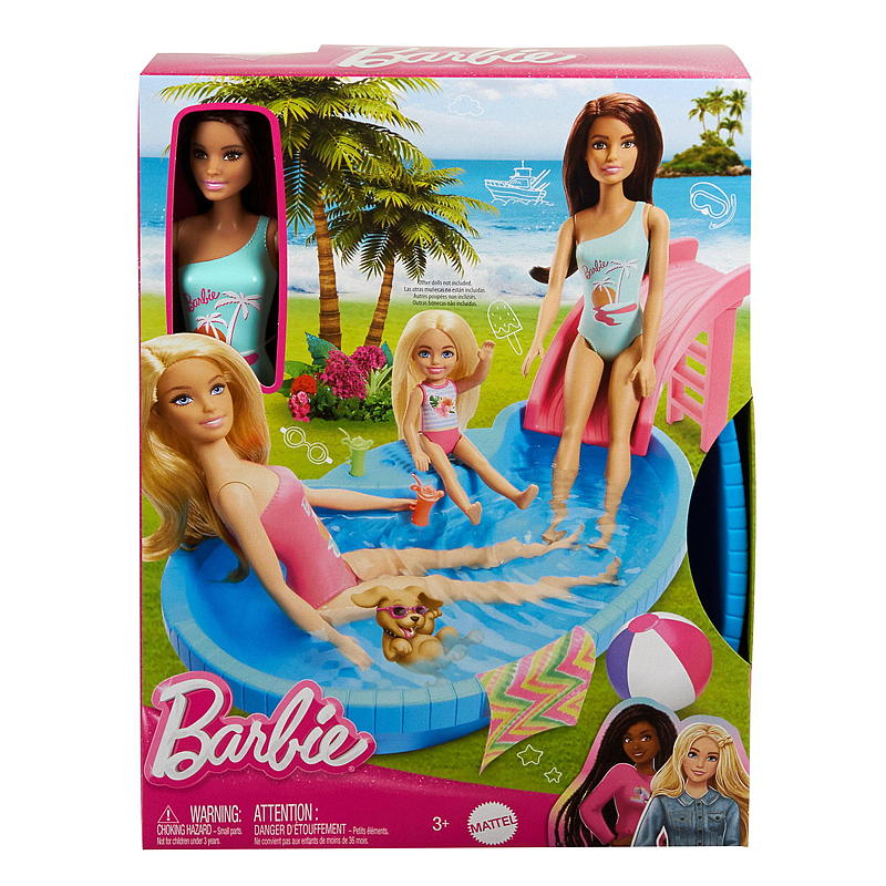 Barbie Barbie med basseng