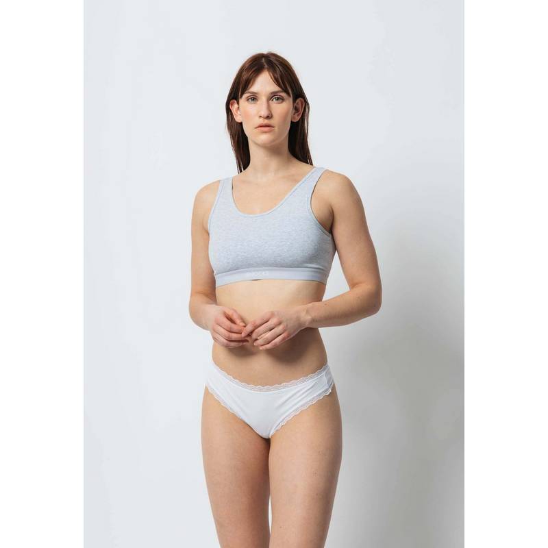 Snocks Tangas mit Spitze aus Bio-Baumwolle Unterhose Damen
