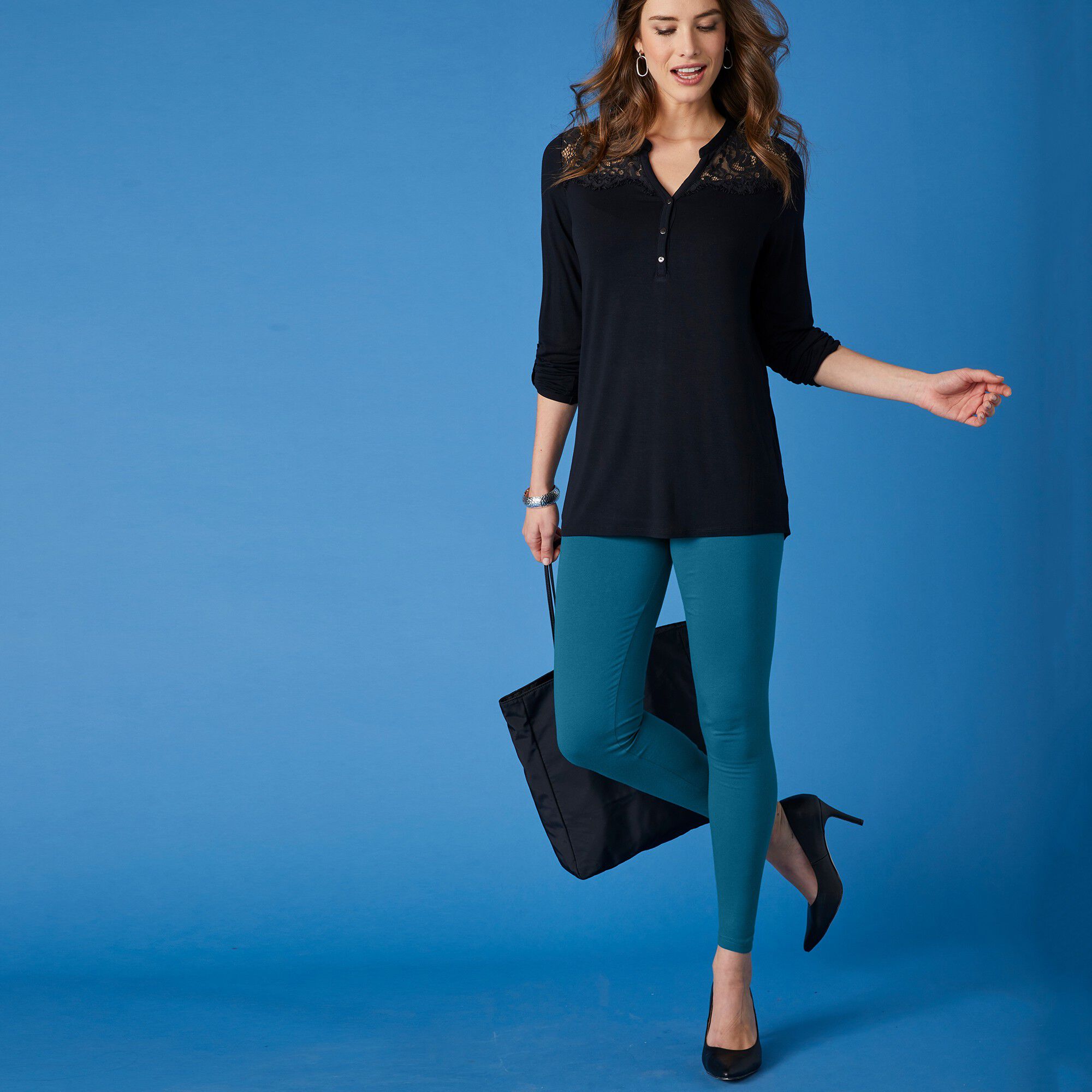 Legging taille élastiquée