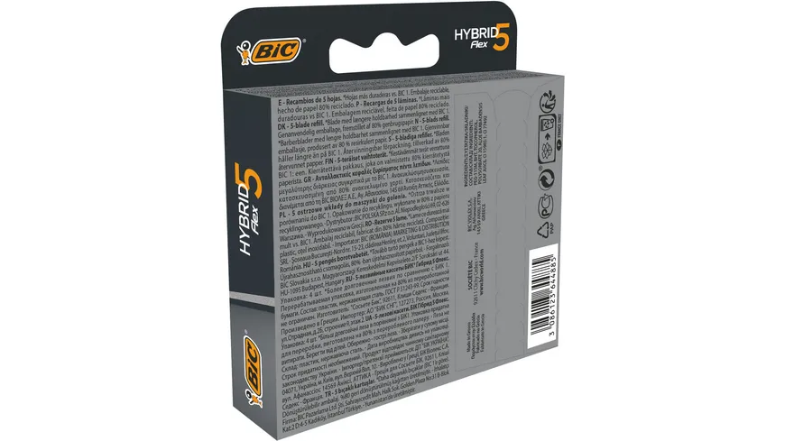 BIC Hybrid 5 Flex Ersatzklingen