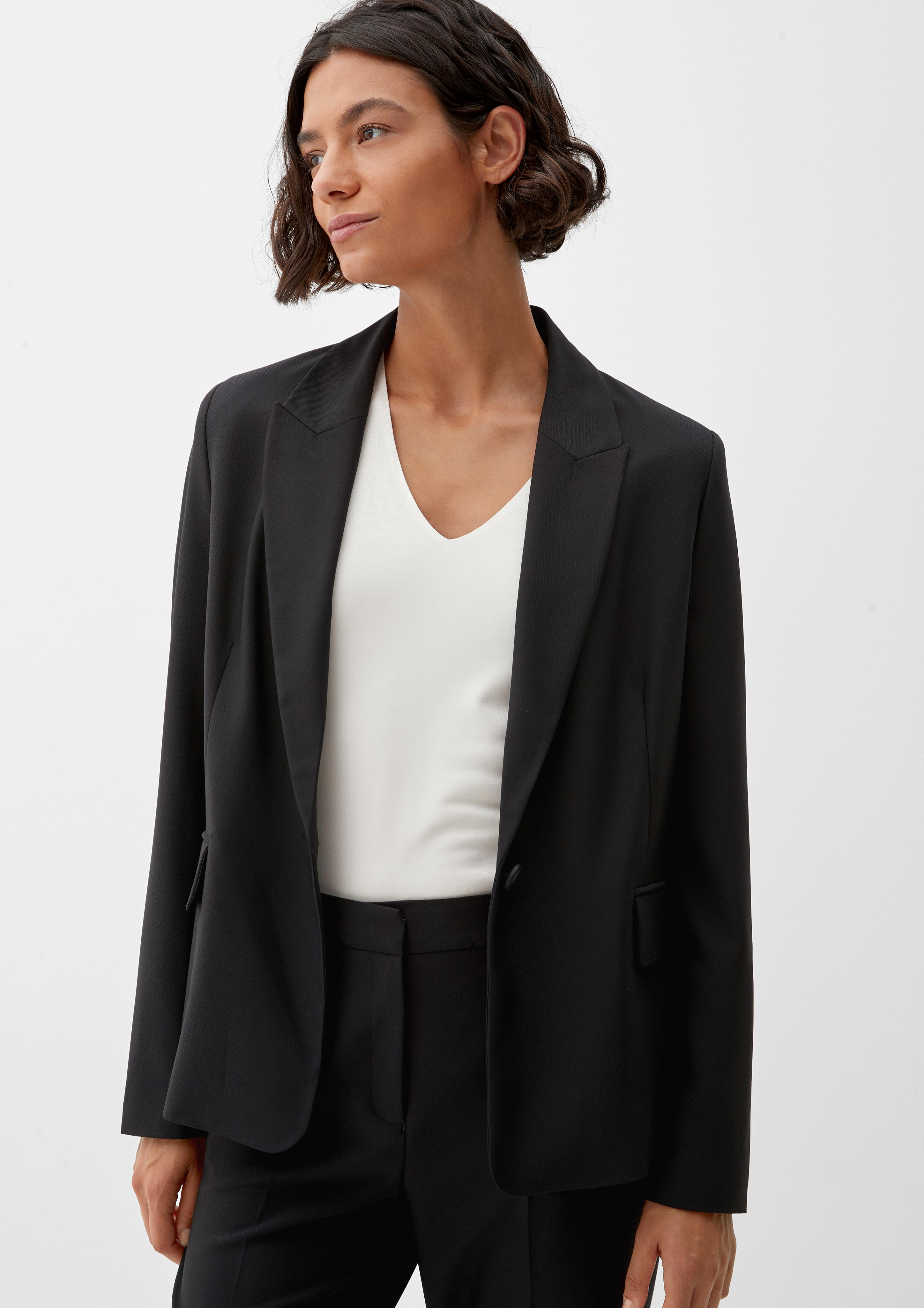 Blazer aus Viskosecrêpe  2121227-9999
