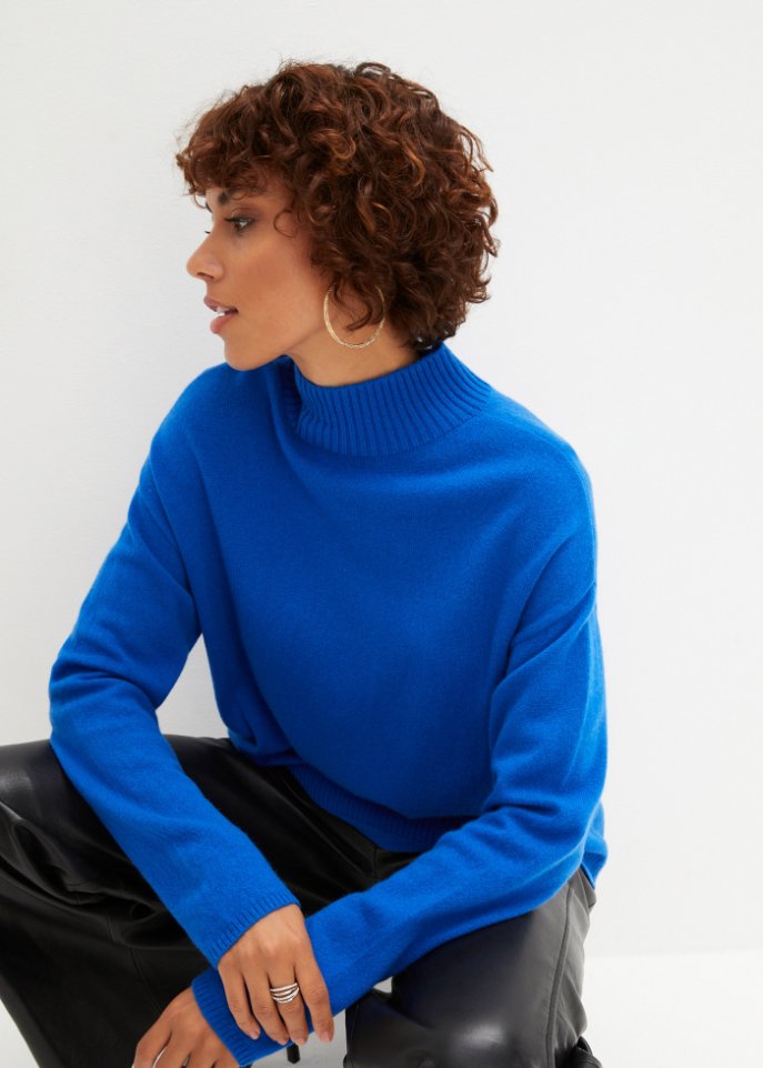 Oversize-Wollpullover mit Good Cashmere Standard®-Anteil