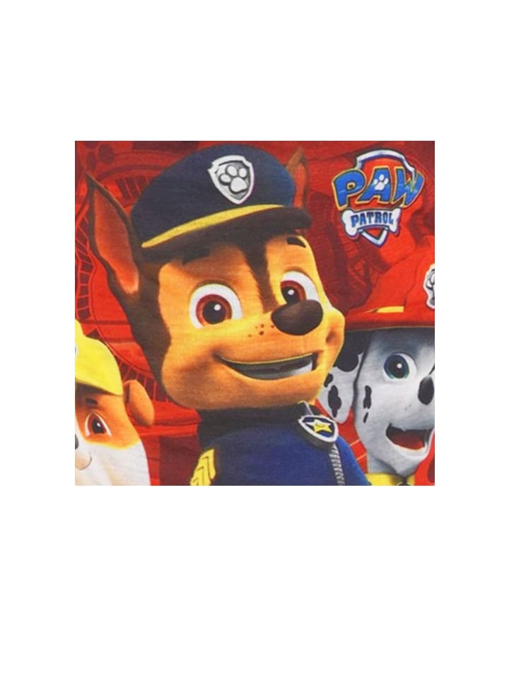 Paw Patrol Schal mit Namensschild in Rot günstig kaufen onesize