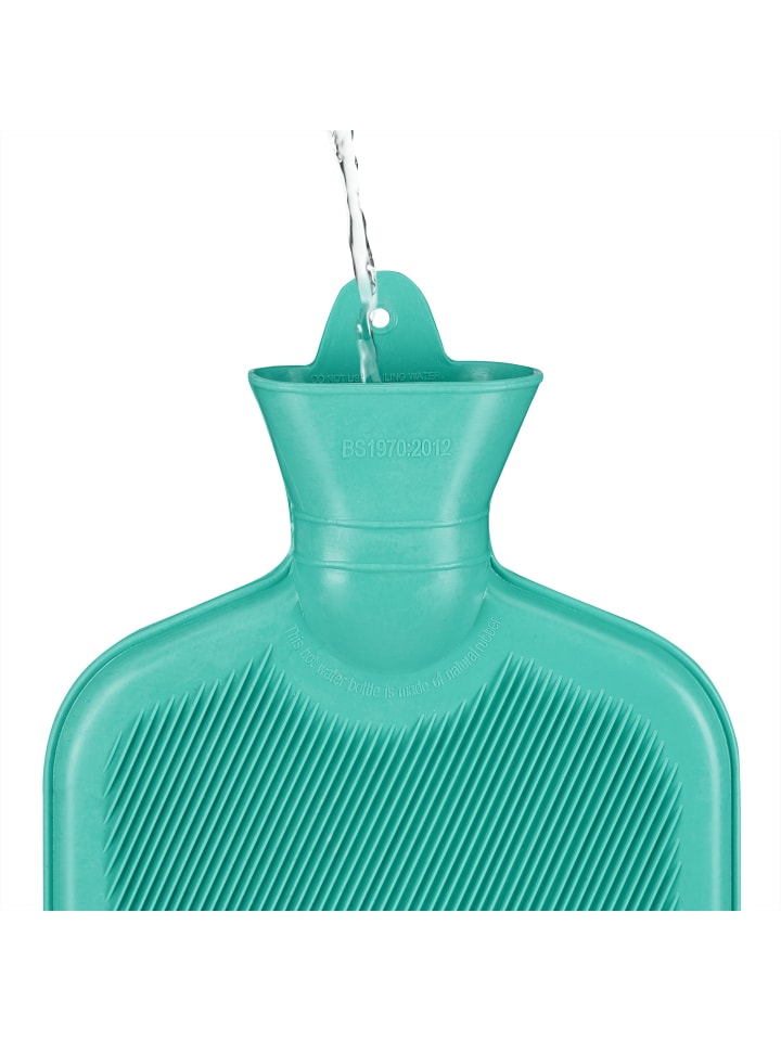 relaxdays 2x Wärmflasche in Türkis günstig kaufen onesize