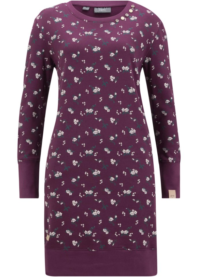 Sweatkleid, bedruckt
