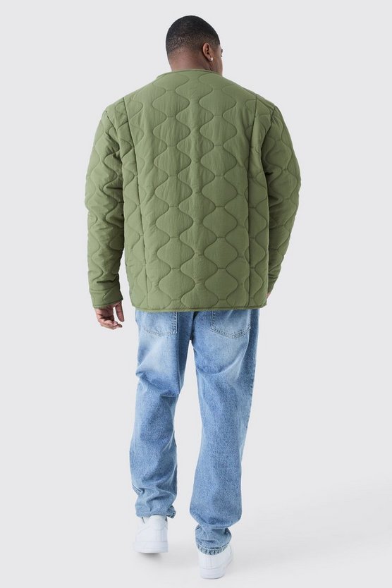 Plus gesteppte Jacke