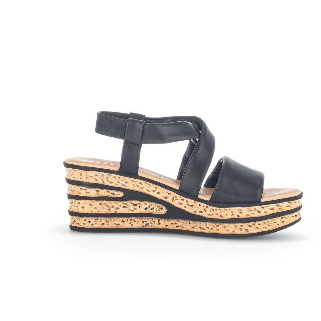 Gabor fashion Keilsandalette schwarz