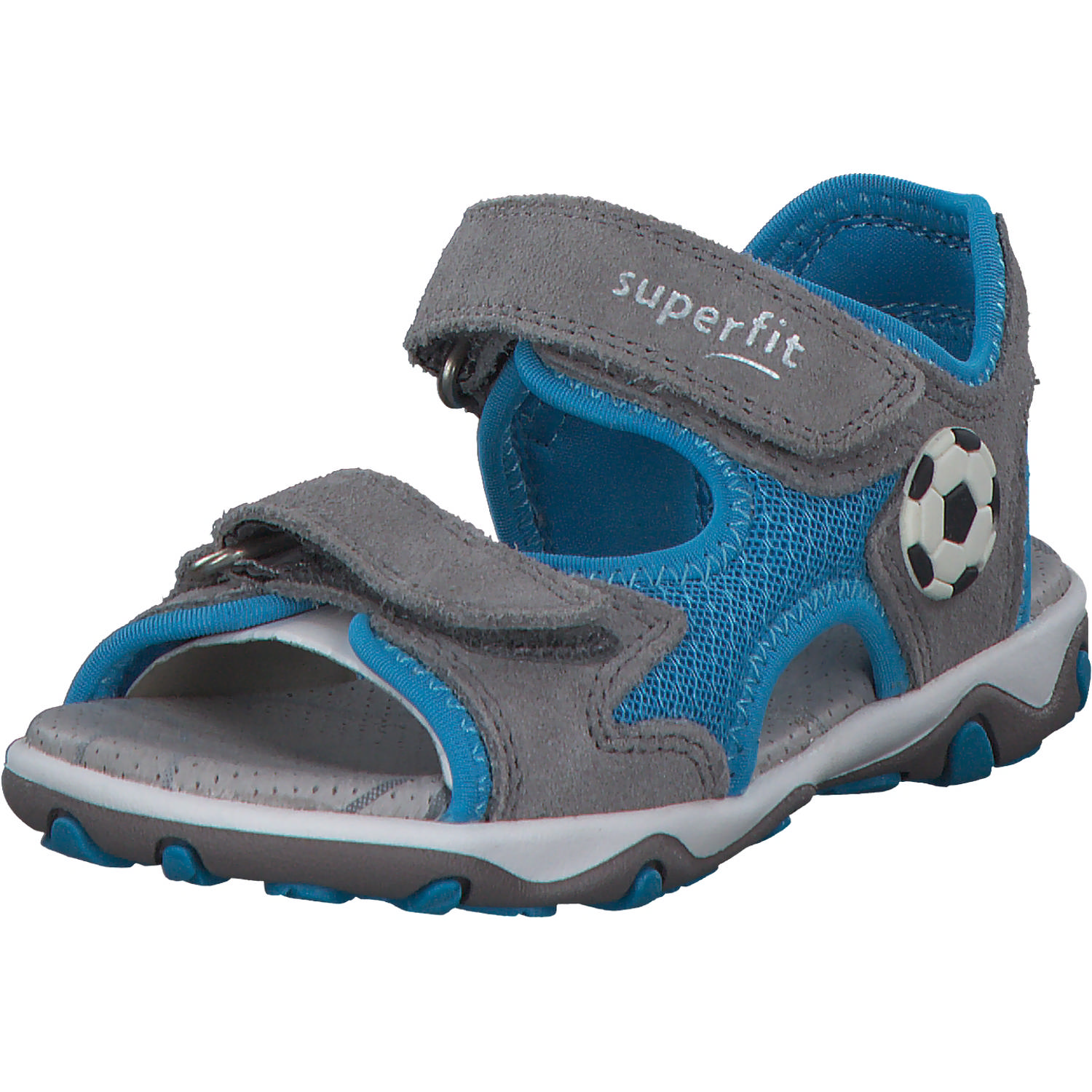 Superfit MIKE 3.0 09469, Sandalen (Kinder), Kinder, HELLGRAU/TÜRKIS