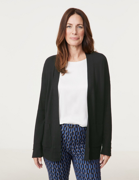Offener Cardigan aus Feinstrick