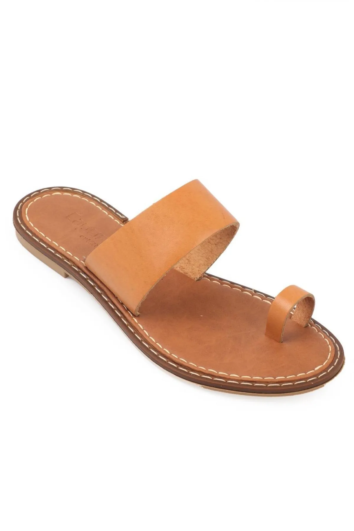 Capone Outfitters  Pantolette - Braun - Flacher Absatz