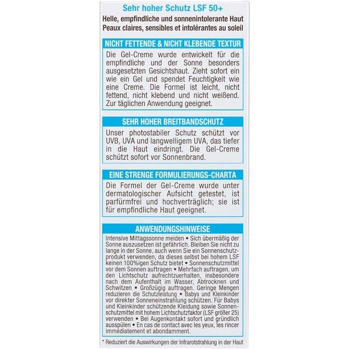 Sensitive Face Gel SPF 50+