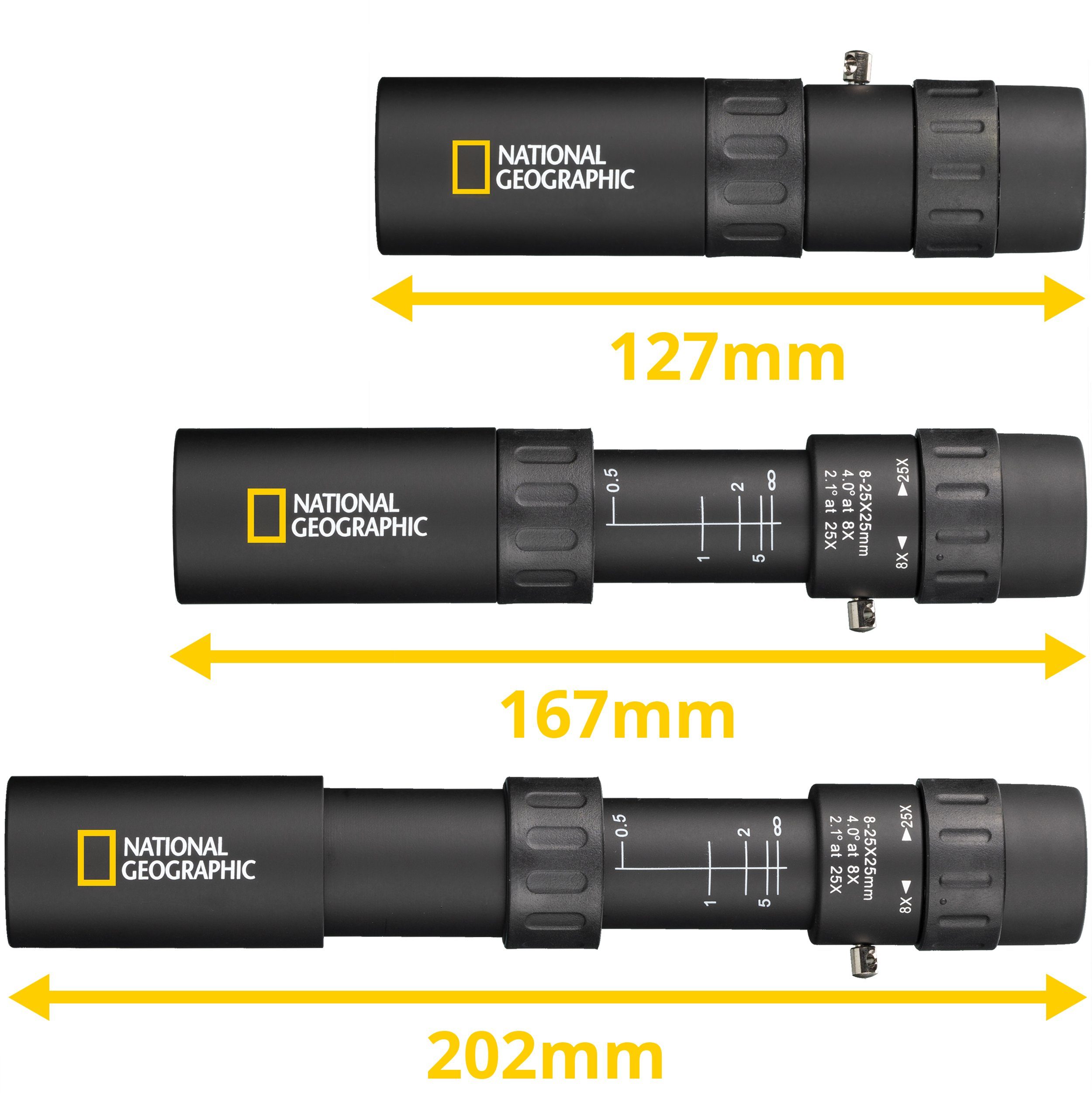 NATIONAL GEOGRAPHIC 8-25x25 Zoom- Monokular