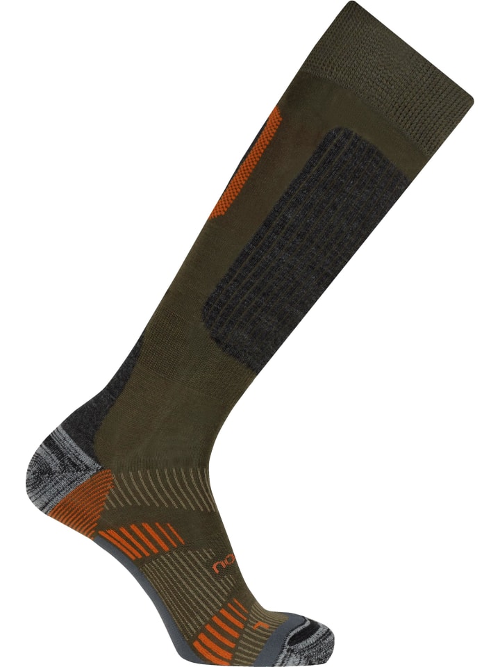 normani 2 bequeme Merino Trekking Kniestrümpfe mit Frotteesohle in Oliv günstig kaufen