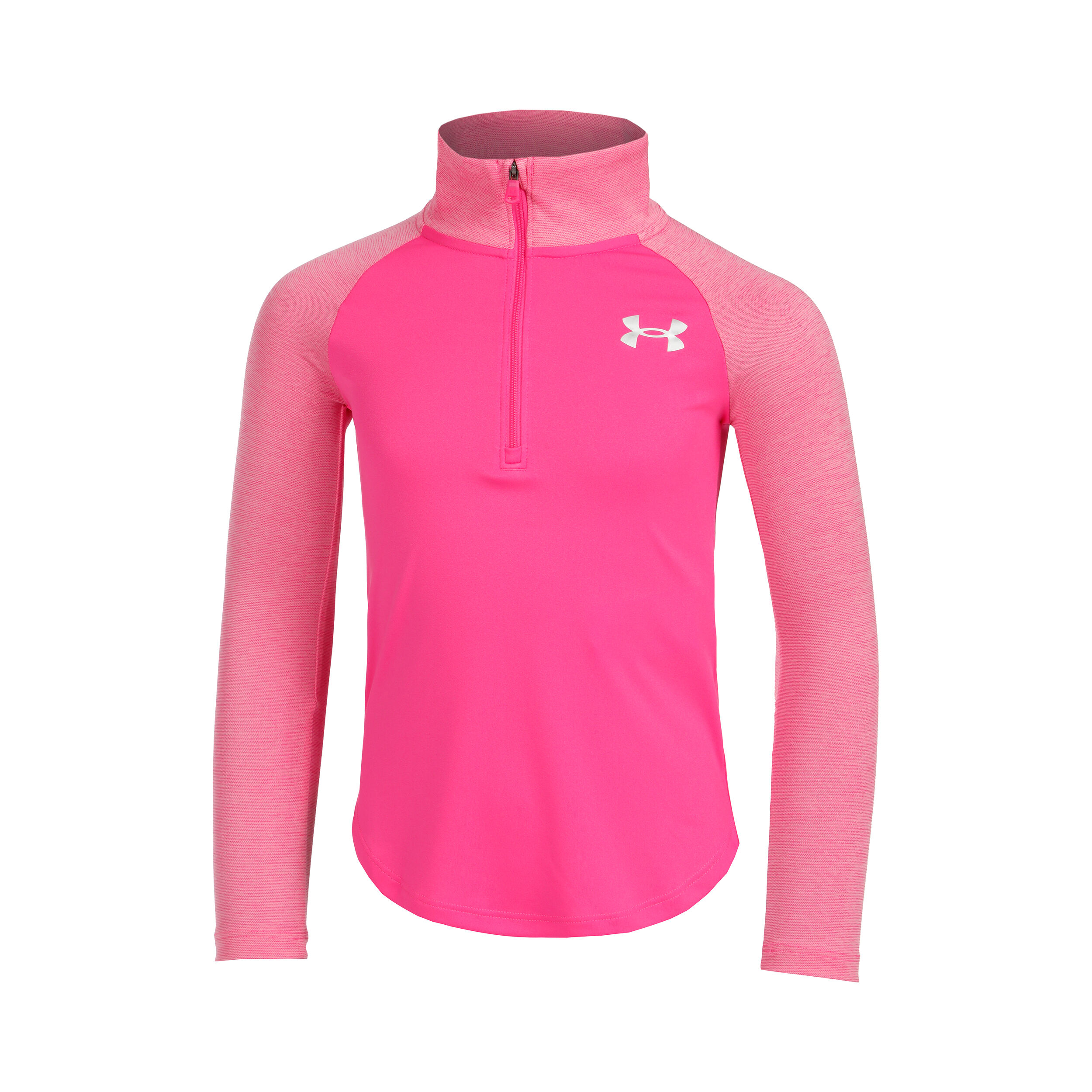 Tech Graphic Half-Zip Longsleeve Mädchen - Pink