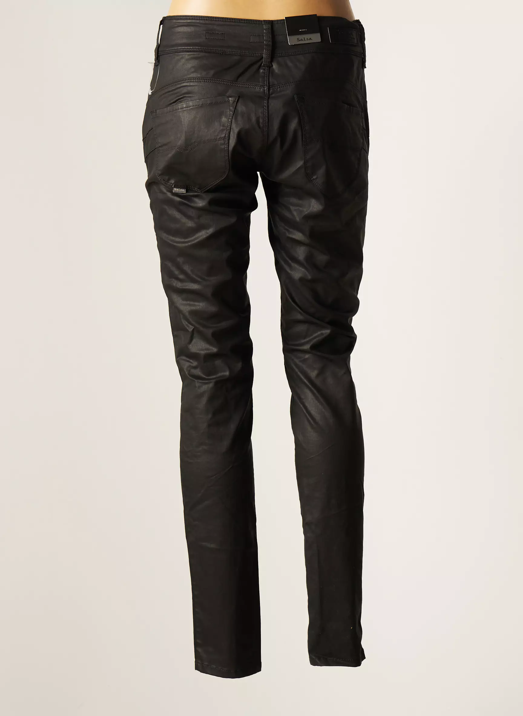 Salsa Pantalons Slim Femme couleur noir