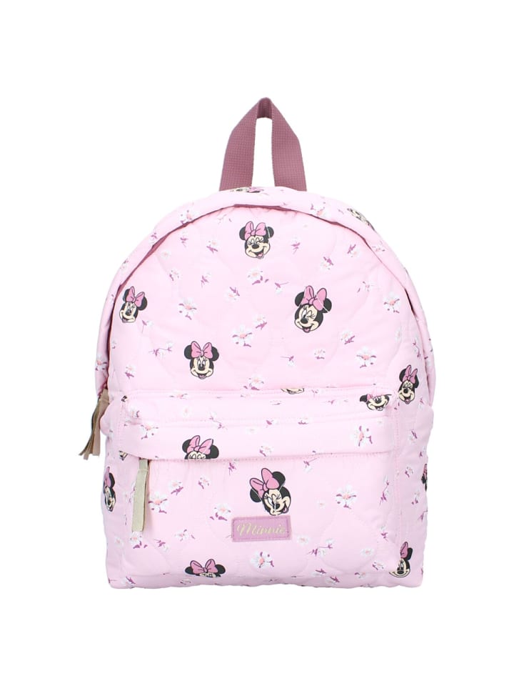 Disney Minnie Mouse Disney Minnie Mouse KinderrucksackHauptfach und Vordertasche in Rosa günstig kaufen 31 cm