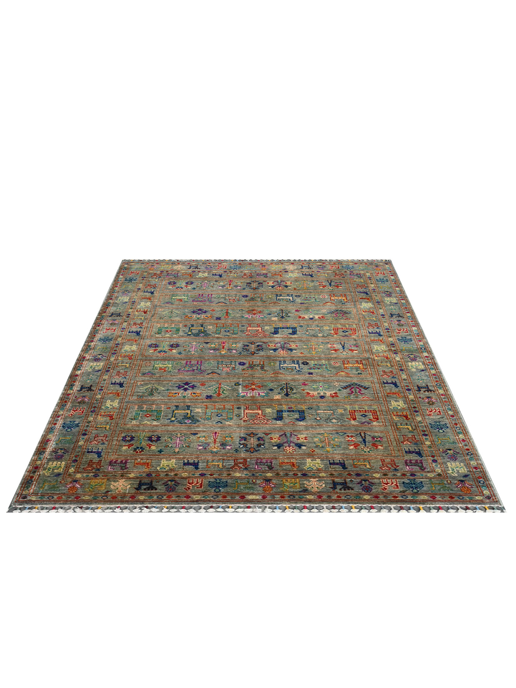 Chobi Schal ca. 208 x 149 cm, Unikat / Einzelstück