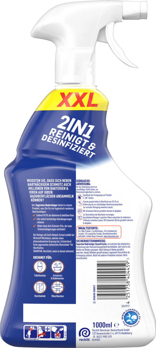Badreiniger Ozeanfrische, 1 l