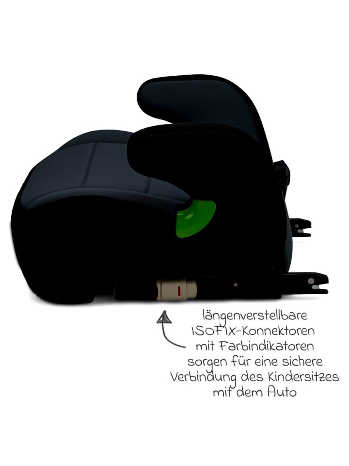 Osann Sitzerhöhung Junior Isofix Gurtfix i-Size ab 7 Jahre in schwarz,grau günstig kaufen onesize