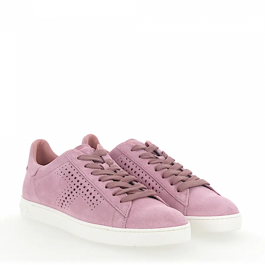 Tod's - Sneaker low A0T490 Lochmuster rosé - pink