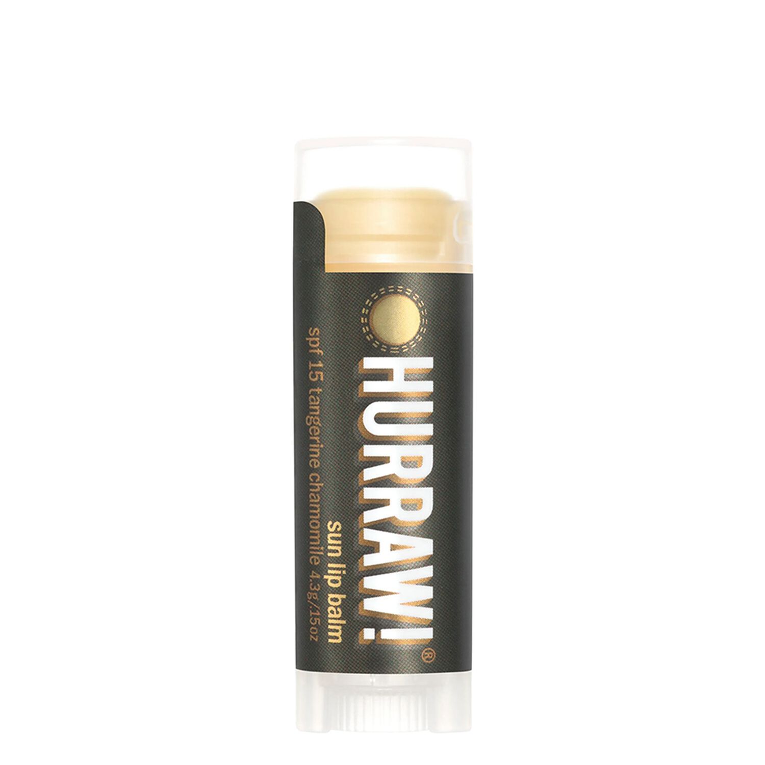Hurraw Baume à Lèvres SPF15 Soin à Base de Mandarine 4,8 g
