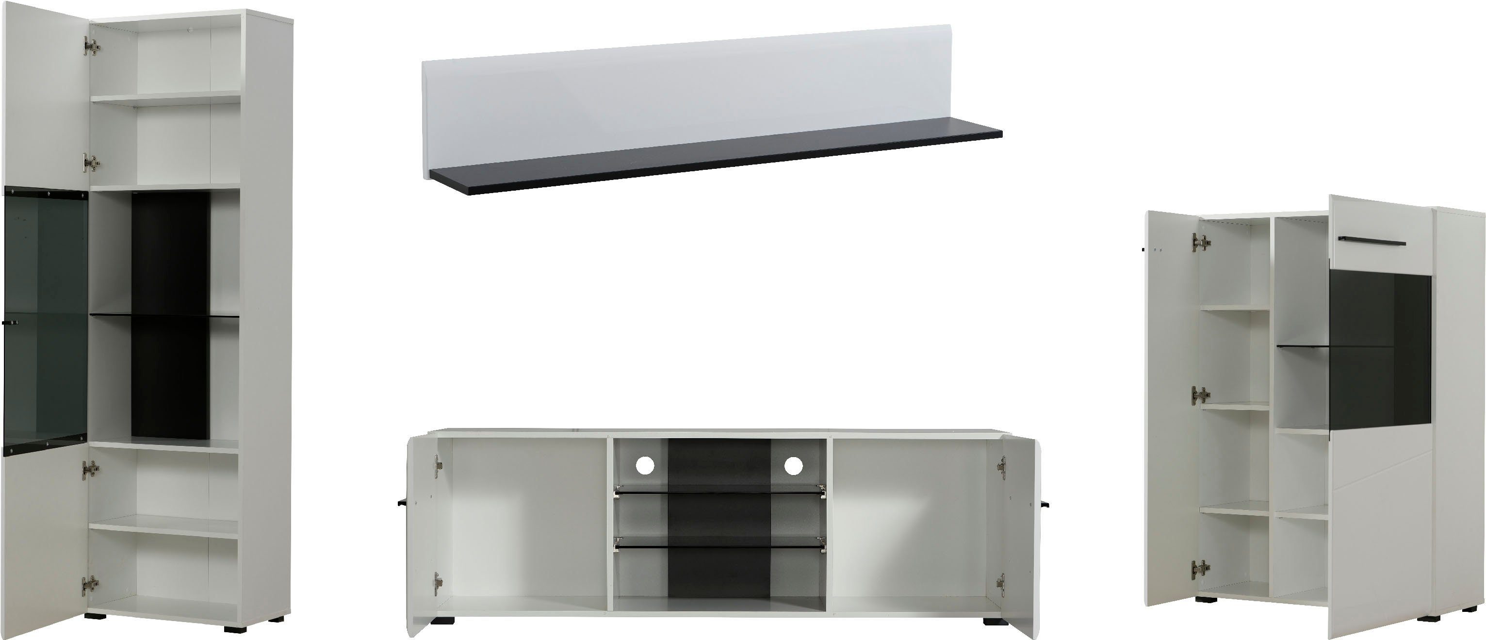 INOSIGN Wohnwand Trentino, (Set, 4-St)