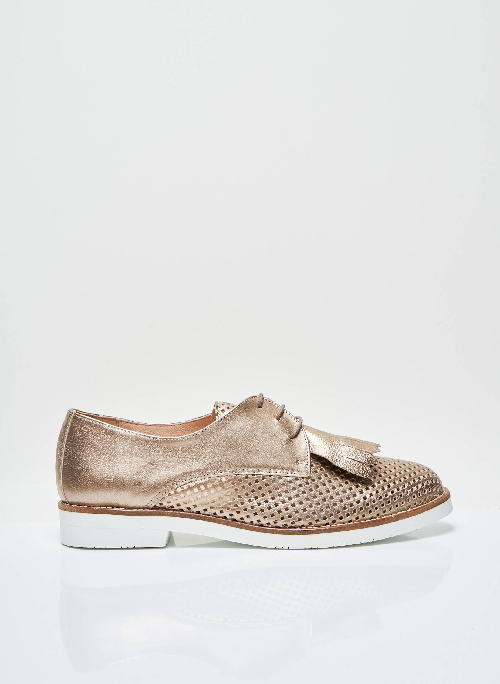 Alfa Derby Femme couleur beige