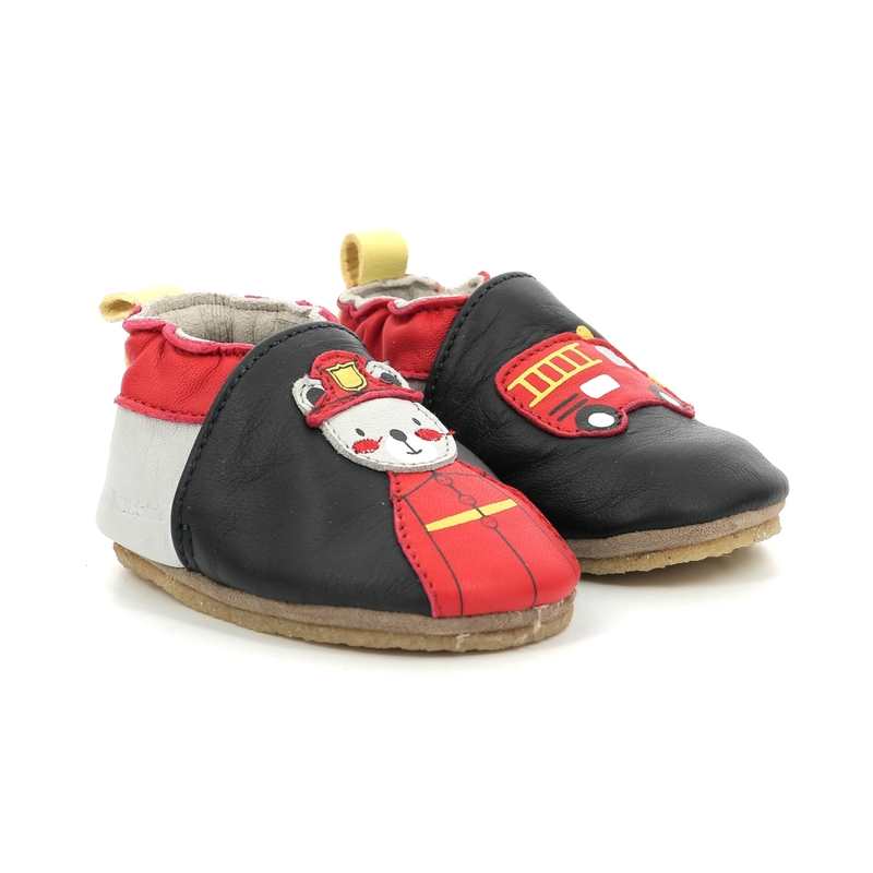 Chaussons cuir tannage vegetal Fireman Crp