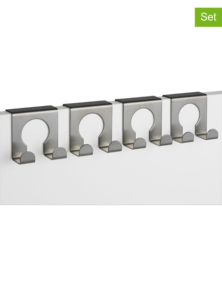 Nordheim 4er-Set: Edelstahl-Haken - (B)5 x (H)5 x (T)5 cm günstig kaufen onesize