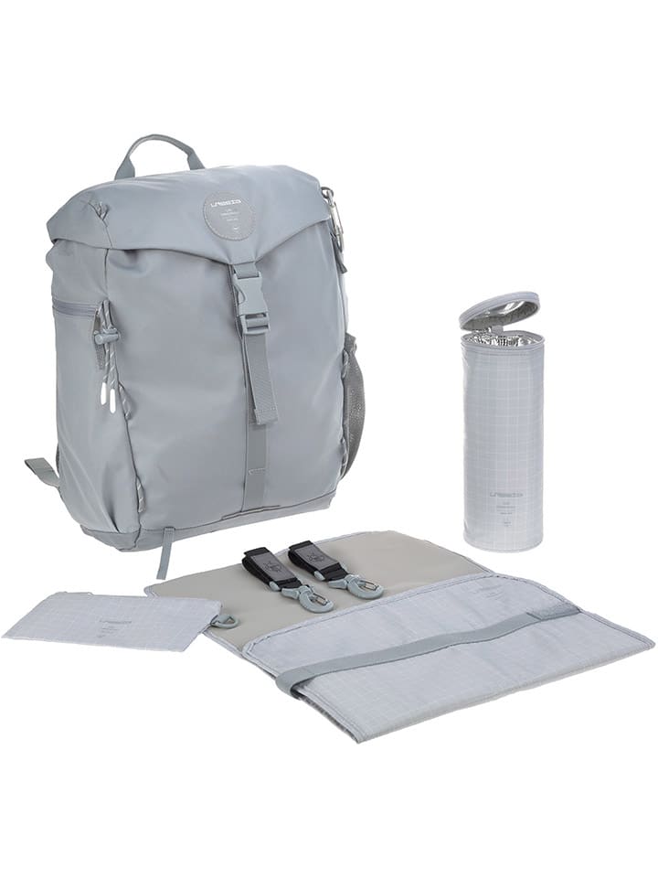 Lässig Wickelrucksack in Grau - (L)28 cm - (B)16 cm - (H)42 cm günstig kaufen onesize