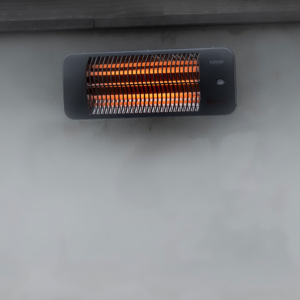 Wandheizstrahler Lugo Quartz Wall, 2000 W