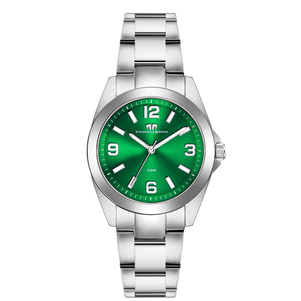 Rhodenwald & Söhne Montre à quartz Majestia en Argent Acier inoxydable en Argent Montre