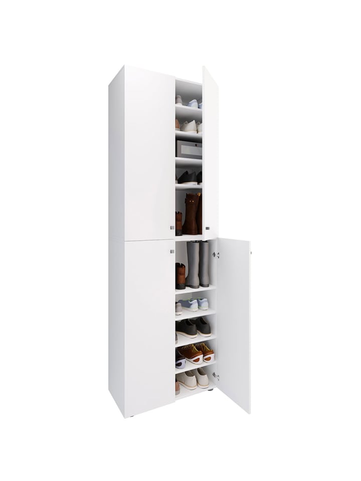 ebuy24 Schuhschrank Lona2XL10DT weiß Weiß 70 x 39 cm günstig kaufen onesize