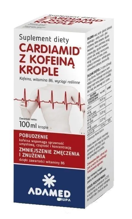 Kardiamid s kofeinom Kapi za pripremu za pamćenje i koncentraciju
