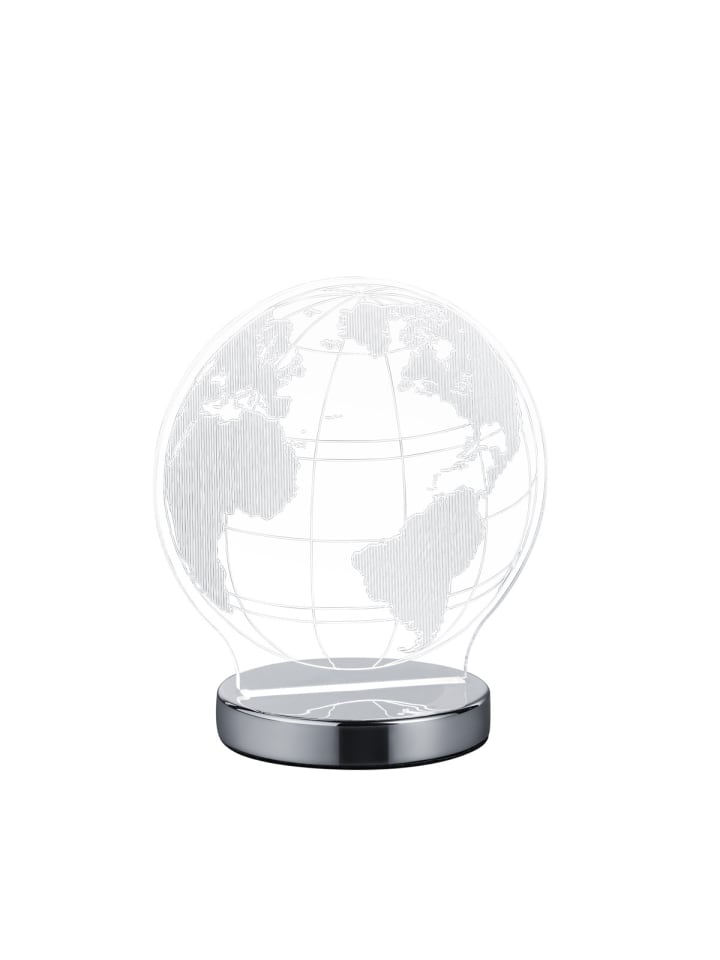 Reality Leuchten Tischleuchte GLOBE in chrom günstig kaufen onesize