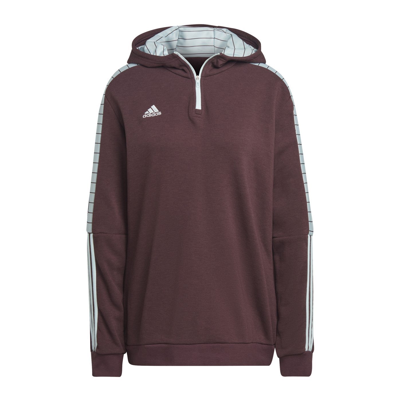 adidas Tiro Hoody Damen Rot Blau