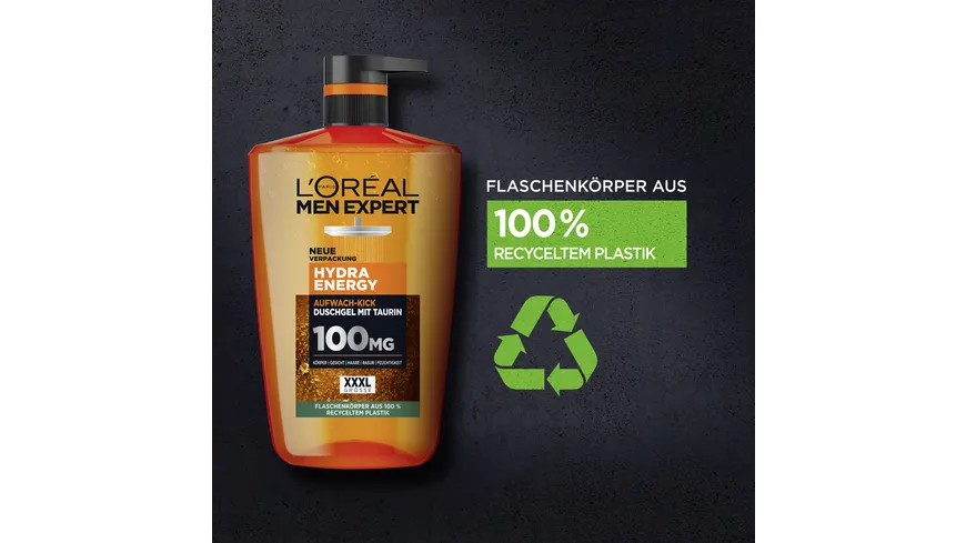L'Oréal Men Expert Duschgel Hydra Energy XXXL 1 l