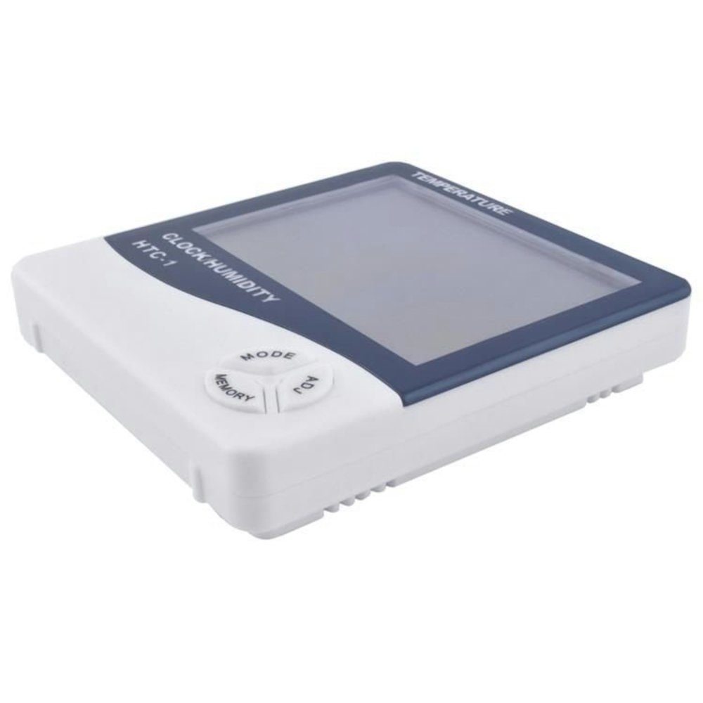 ISO TRADE Thermometer Wetterstation (Innensensor, Uhr Datum Luftfeuchtigkeit Digital)