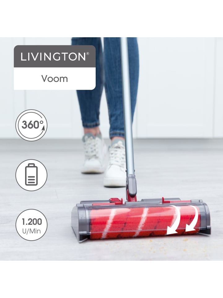 Livington Akku Besen Voom in Grau günstig kaufen onesize
