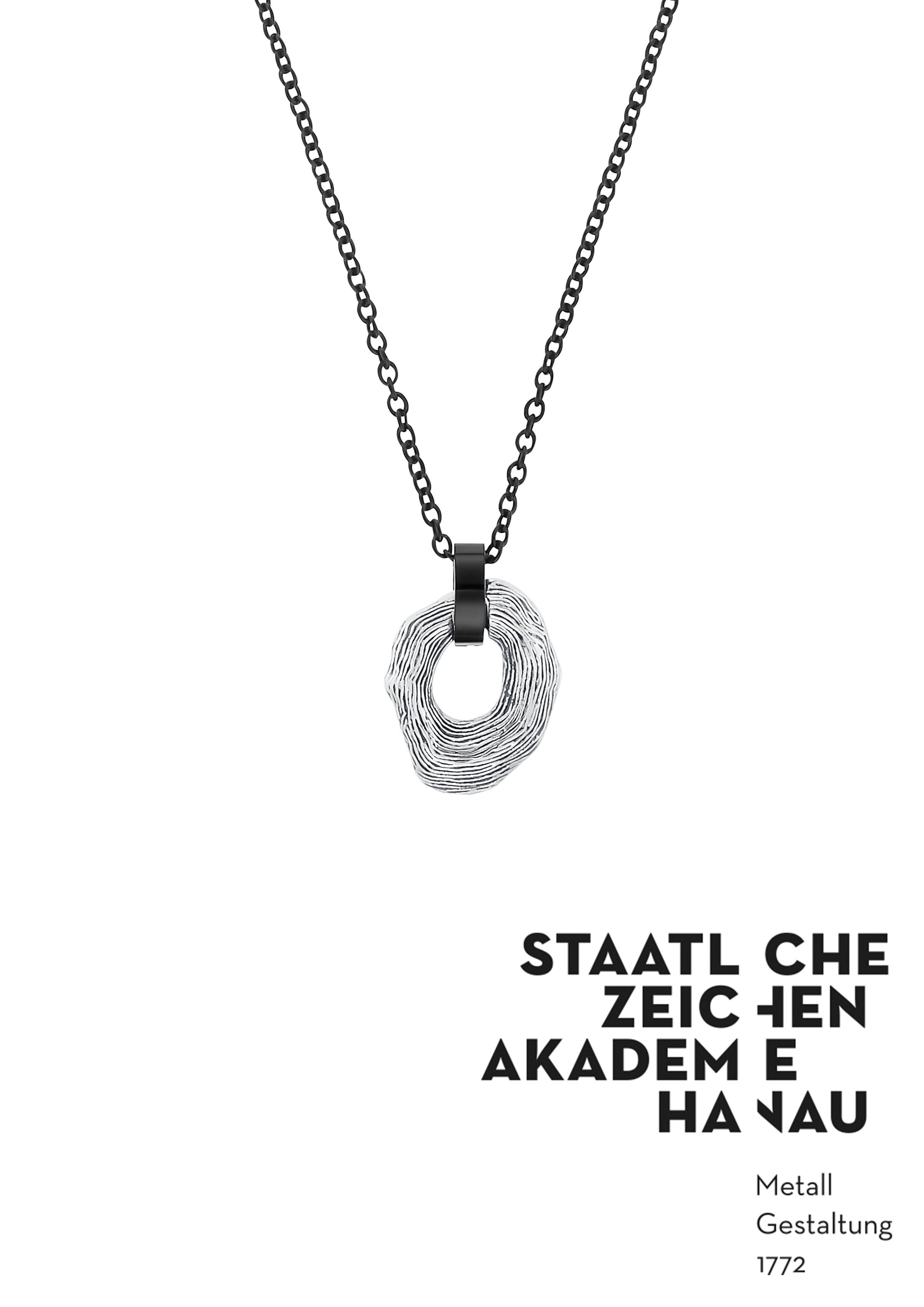 Halskette mit Struktur-Anhänger  6009021-00B0