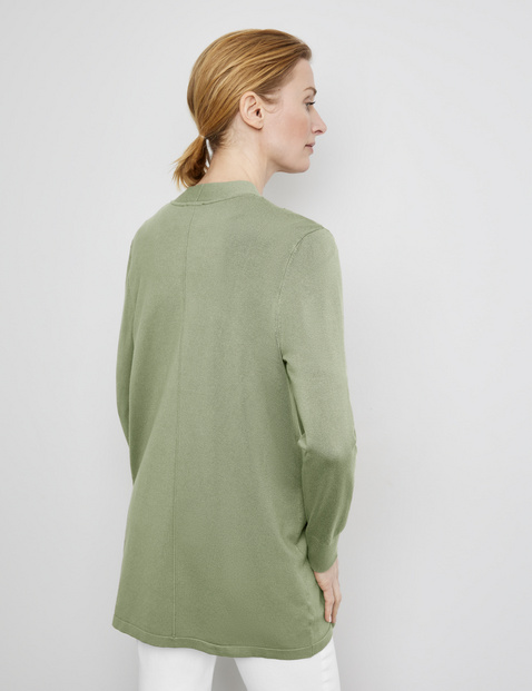 Offene Strickjacke