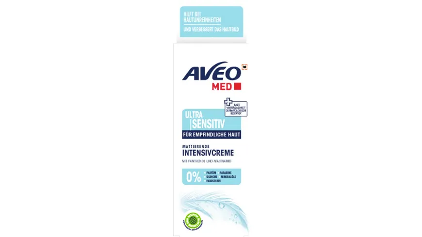 AVEO MED Ultra Sensitiv Mattierende Intensivcreme 50 ml