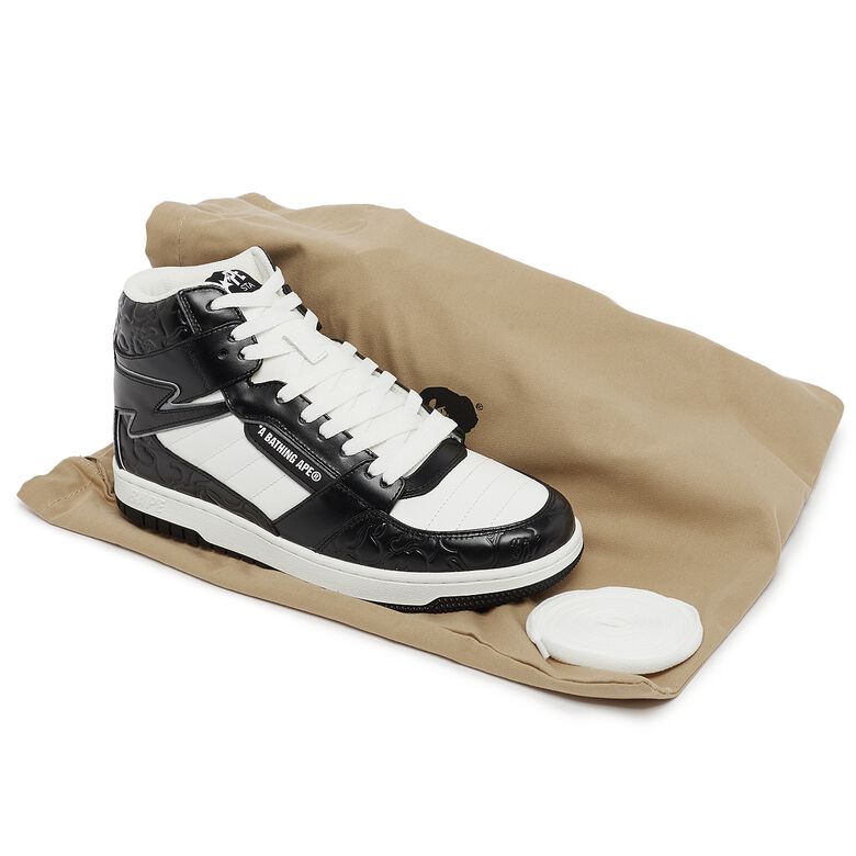 A Bathing Ape Wmns Sta 88 Mid #1 L Black