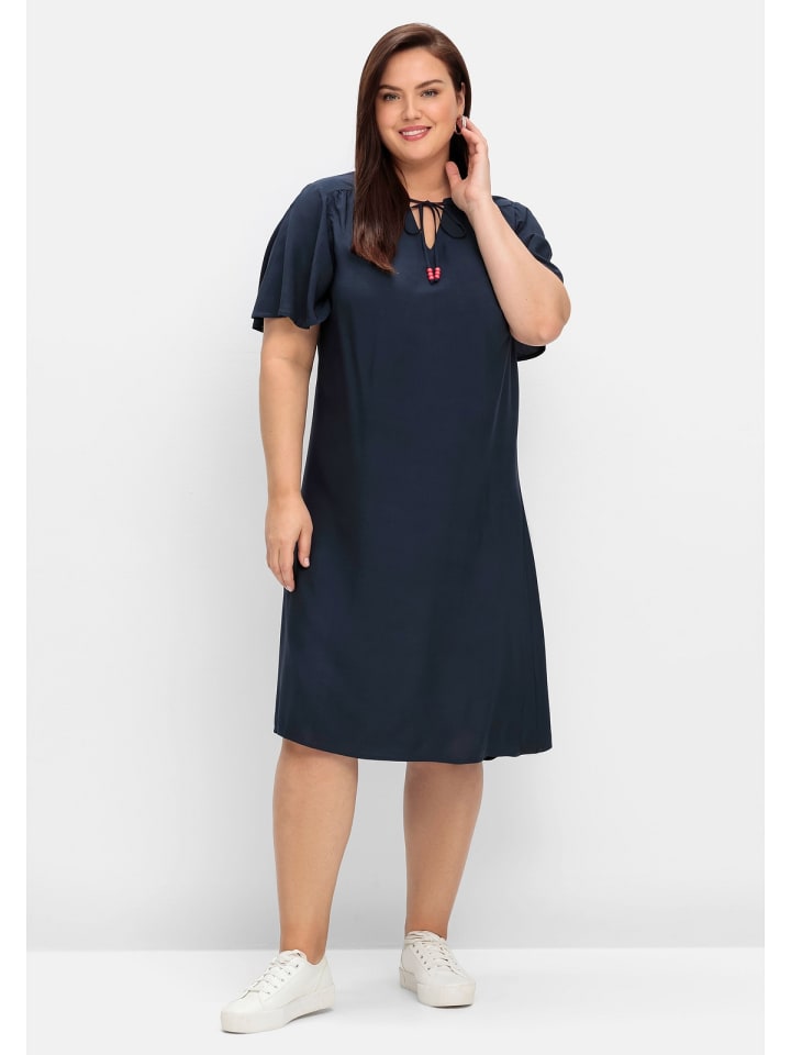 sheego Kleid in nachtblau günstig kaufen 50