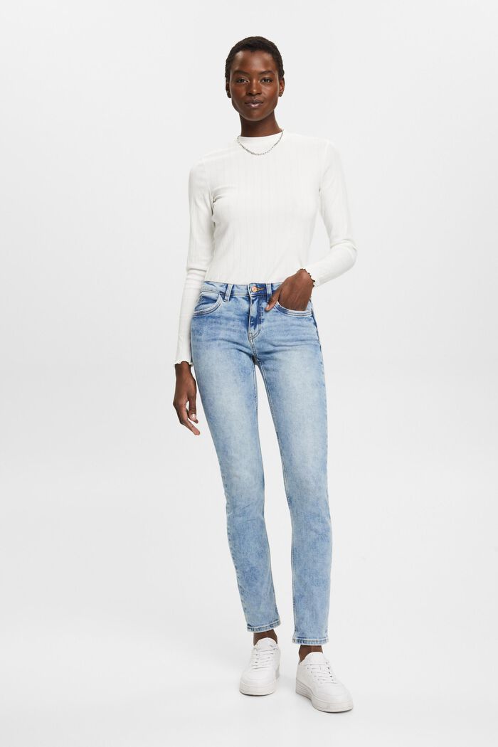 Mid-Rise-Stretchjeans in schmaler Passform