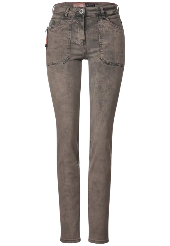 CECIL Farbige Slim Fit Jeans